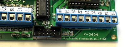 TRIANGLE RESEARCH INTL. F-2424 PCB CIRCUIT BOARD
