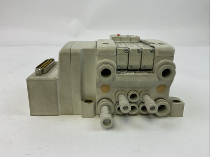 SMC VV5QC11-03C6FD3 MANIFOLD (VQC1400-51 (3) VQC VALVE 0.1-0.7 MPa)