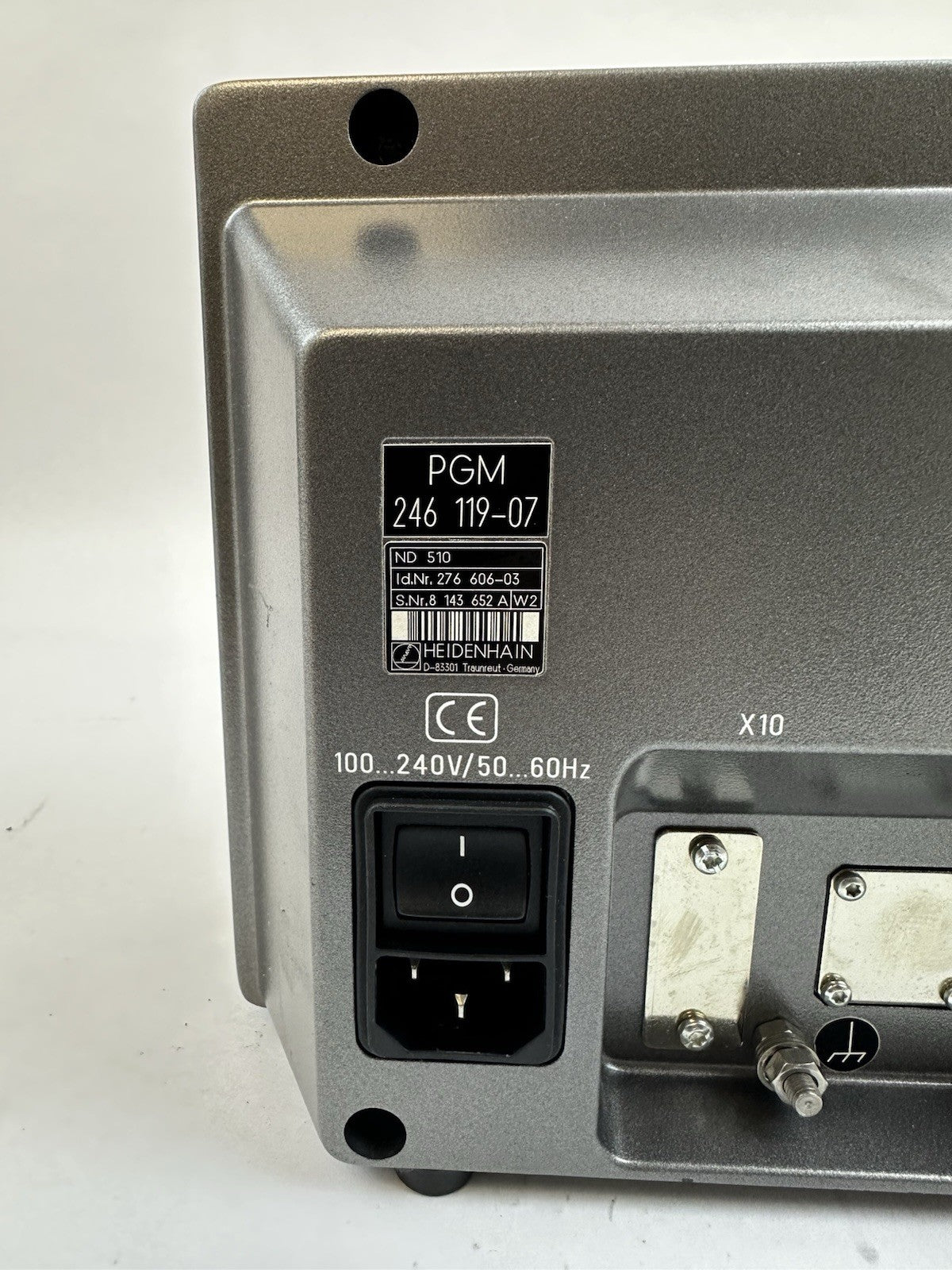 HEIDENHAIN PGM 246 119-07 DIGITAL DISPLAY PANEL INPUT 100-240V 50-60HZ