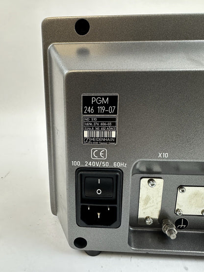 HEIDENHAIN PGM 246 119-07 DIGITAL DISPLAY PANEL INPUT 100-240V 50-60HZ