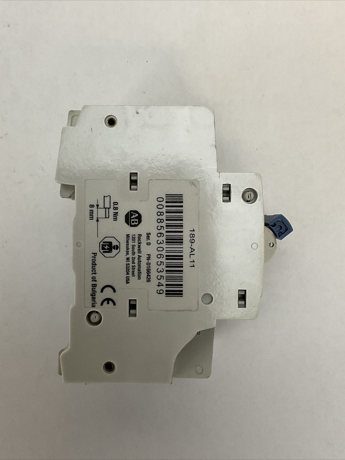 ALLEN BRADLEY 1492-SPM3C320 SER D CIRCUIT BREAKER 3POLE 32AMP 480Y/277VAC