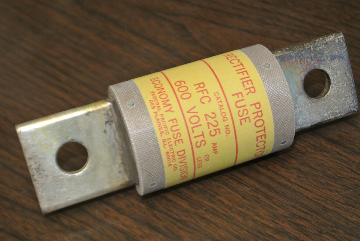 ECONOMY / FPE / RFC225 / RECTIFIER PROTECTOR FUSE 225A 600V / NEW SURPLUS in BOX