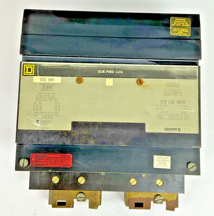 SQUARE D SL800 SUB-FEED LUG 800A 600VAC 3POLE SER.2