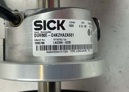 SICK DUV60E-D4KZHAZAS01 INCREMENTAL ENCODER 4.75-30VDC