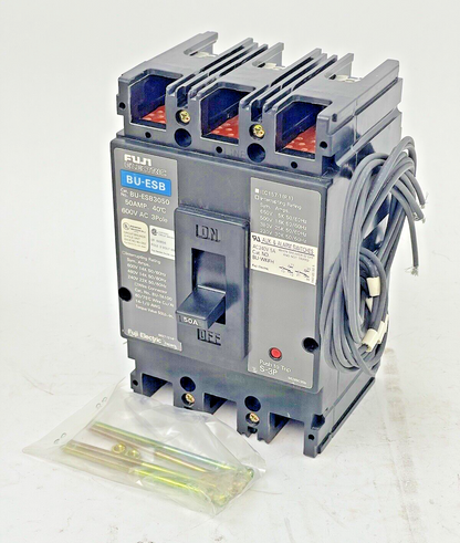 FUJI - BU-ESB3050L - CIRCUIT BREKER - 50 AMP, 600 VOLT, 3 POLE, 10kA -BU-ESB3050