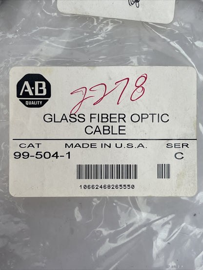ALLEN BRADLEY 99-504-1 GLASS FIBER OPTIC CABLE SER C