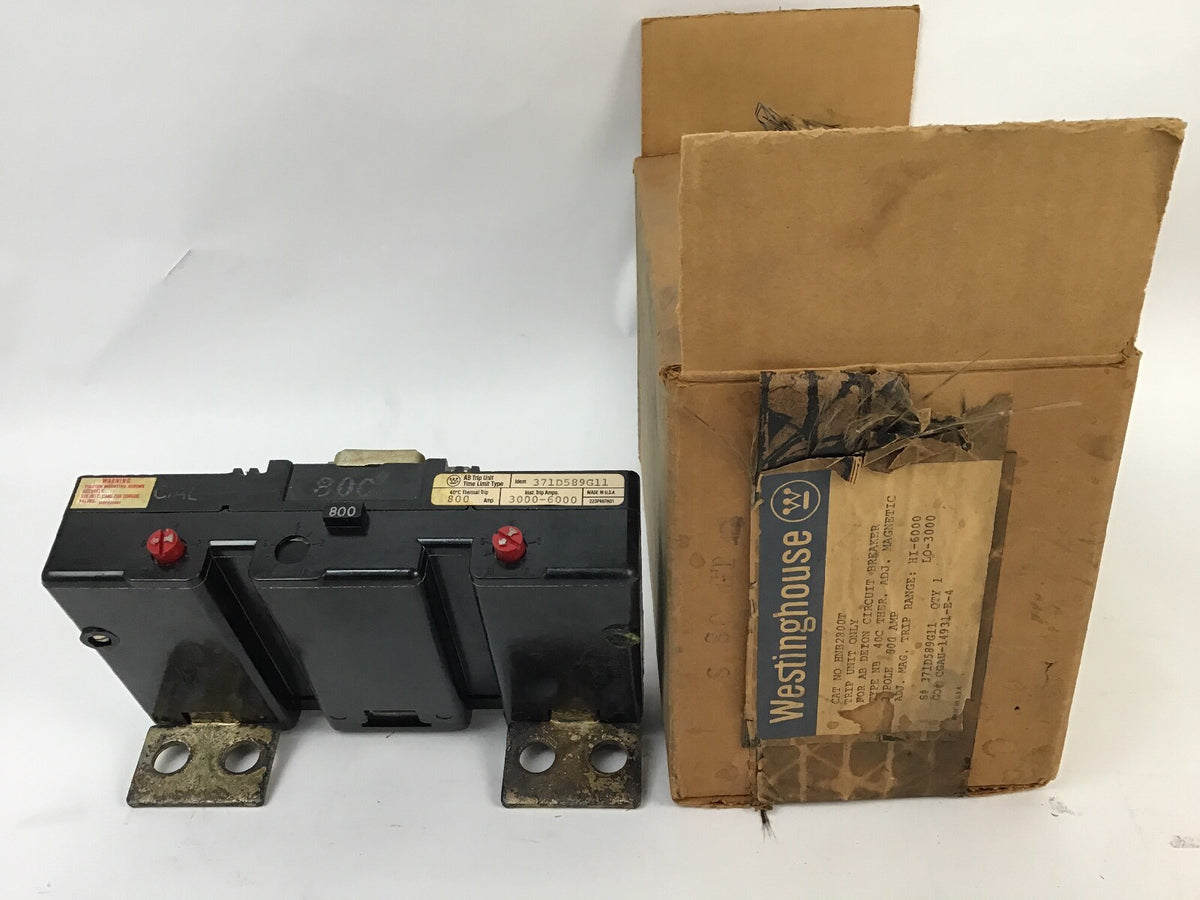 WESTINGHOUSE HNB2800T 3POLE 800A TRIP UNIT ONLY