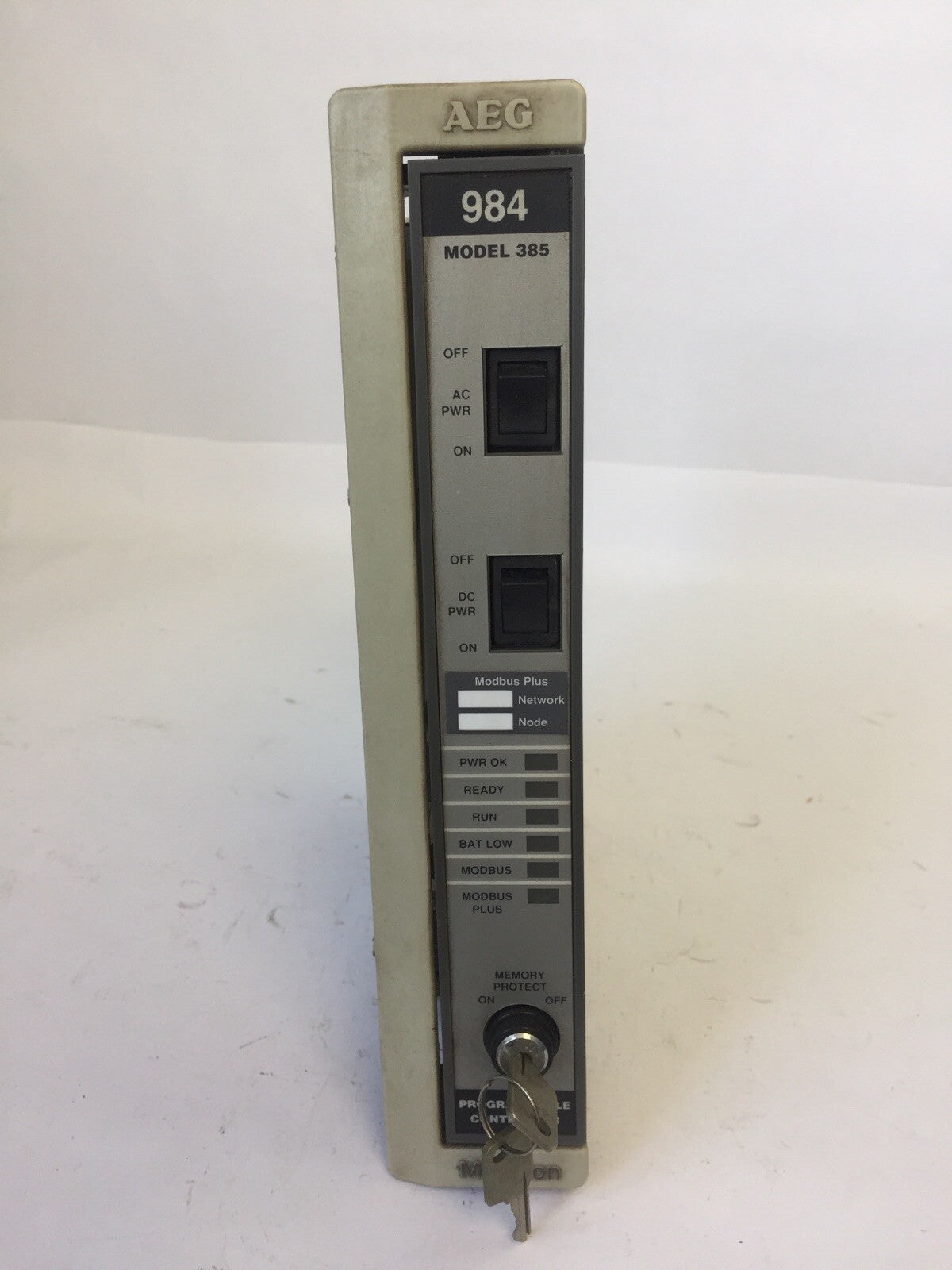 AEG MODICON PC-0984-385 PROGRAMABLE CONTROLLER 120/220V 50/60HZ 0.5/0.25A