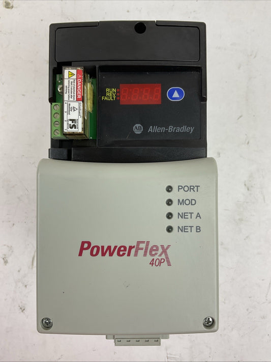 ALLEN BRADLEY 22D-D4P0N104 SER A FRN 2.01 AC DRIVE 1.5kW/2.0HP POWER FLEX