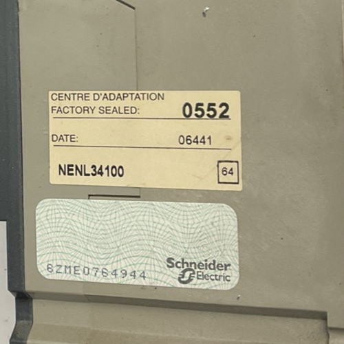 MERLIN GERIN NSE100N NENL34100 CIRCUIT BREAKER 100A 480V