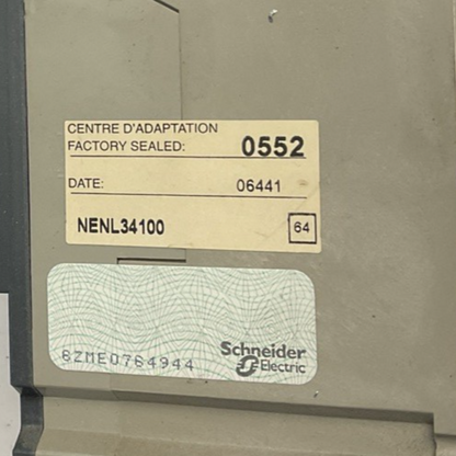 MERLIN GERIN NSE100N NENL34100 CIRCUIT BREAKER 100A 480V