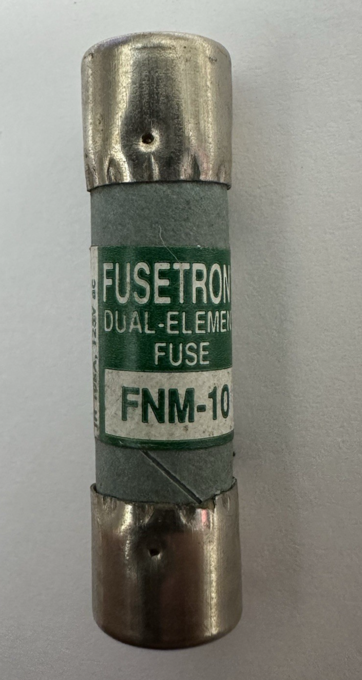 BUSSMANN FNM-10 FUSETRON TIME DELAY FUSE 10 AMP 250VAC LOT OF 11