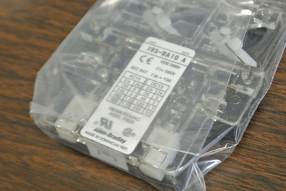 LOT of 2 / ALLEN-BRADLEY 195-BA10 AUXILIARY SWITCH / AUX. CONTACT / NEW SURPLUS