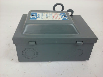 CHALLENGER GD221NF, 30A, 240V, 3 MAX H.P., TYPE 1 INDOOR, SAFETY SWITCH, NEW