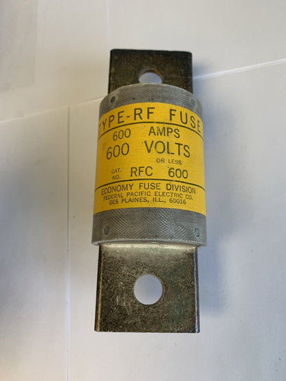 Economy Fuse RFC600 600A 600V Type-RF Fuse