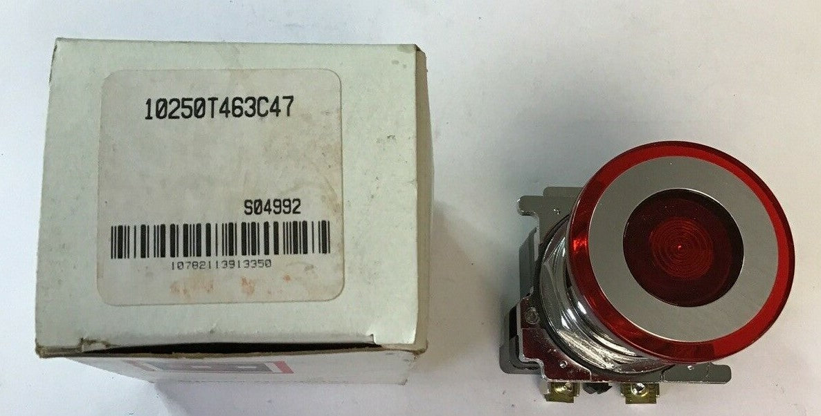 CUTLER HAMMER 10250T463C47  RED PUSH BUTTON