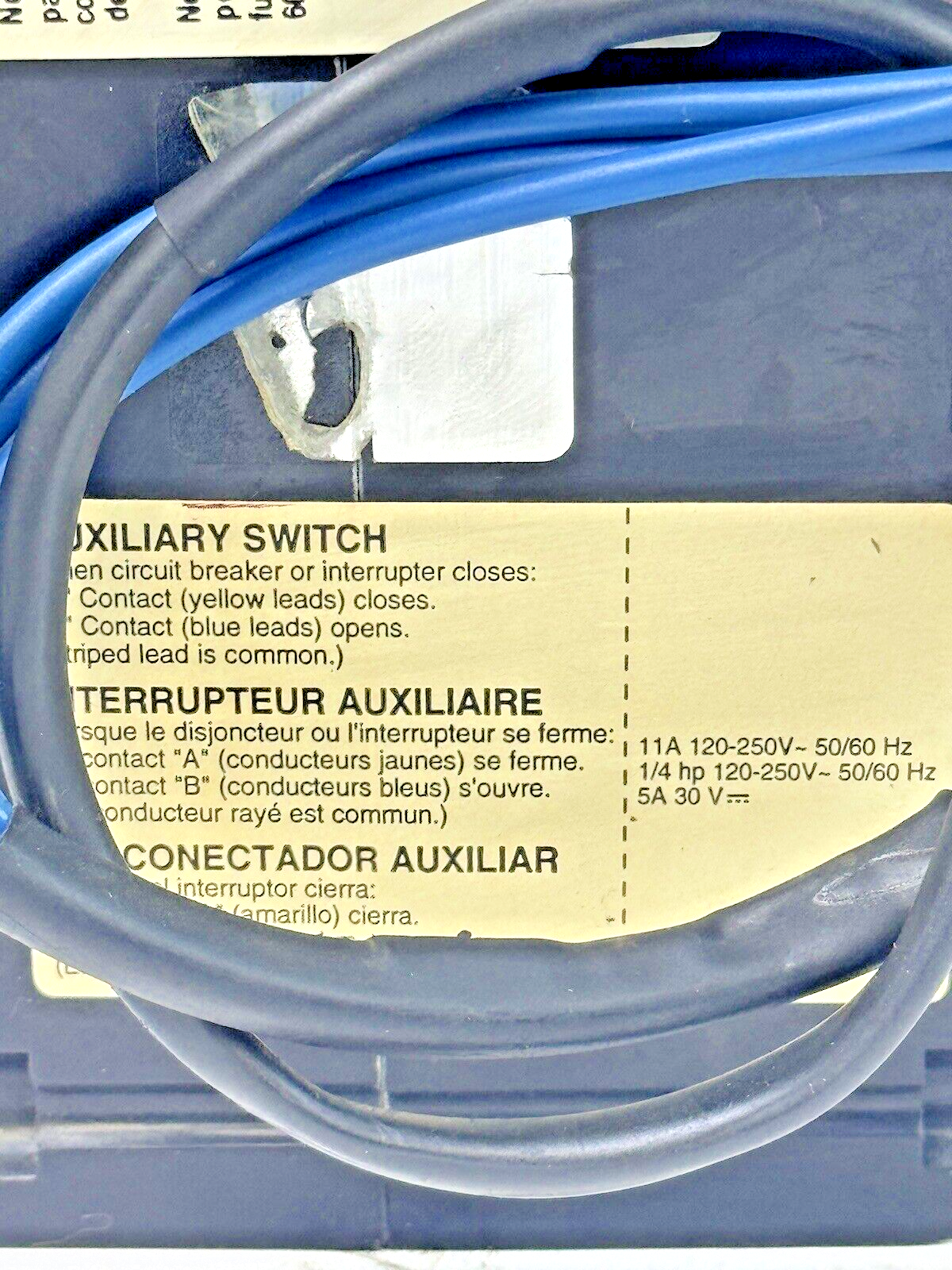 SQUARE D  FHL360401212 MAG-GARD CIRCUIT BREAKER W/ AUX 40A 3POLE 600VAC