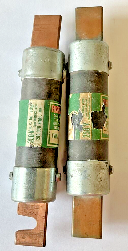 FUSETRON FRN-R100(2) FRN100(3) FUSE 100AMP CLASS RK5 ***LOTOF5**