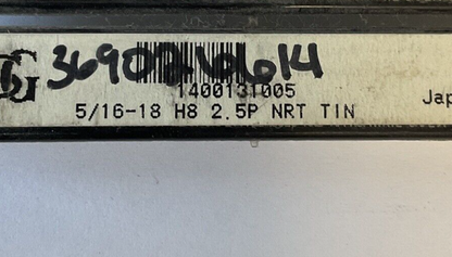 OSG THREAD FORMING TAP 1400131005 5/16-18 H8 2.5P NRT TIN *****LOTOF5****