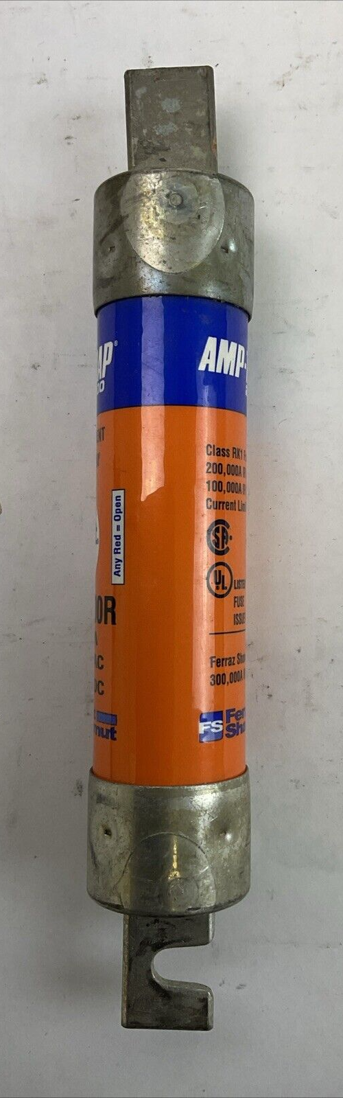 FERRAZ SHAWMUT A6D100R SMART SPOT AMP-TRAP 2000 TIME DELAY FUSE 600VAC 100AMP