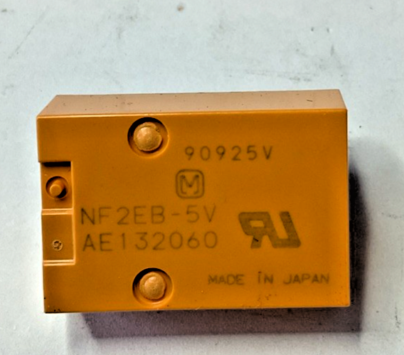 AROMAT LOW SIGNAL RELAY 2A 5V DPDT  NF2EB-5V***LOTOF5***