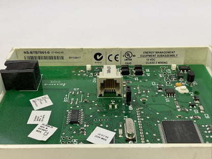 JOHNSON CONTROLS NS-BTB7001-0 NETWORK SENSOR 15VDC
