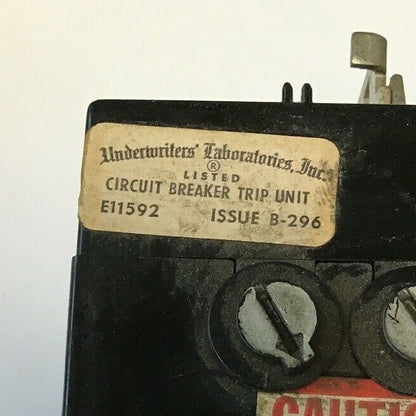 GE TFK236T100 100AMP TYPE TFK 3POLE TRIP UNIT