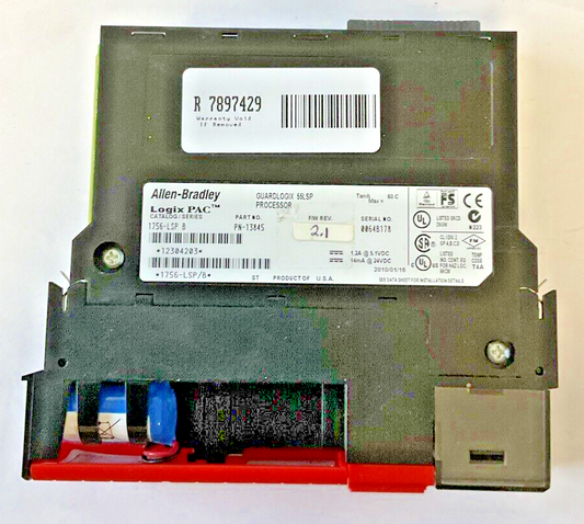 ALLEN BRADLEY 1756-LSP B GUARDLOGIX 55LSP PROCESSOR  F/W REV. 2.1