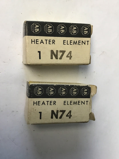 ALLEN BRADLEY N74 HEATER ELEMENT***LOTOF2***