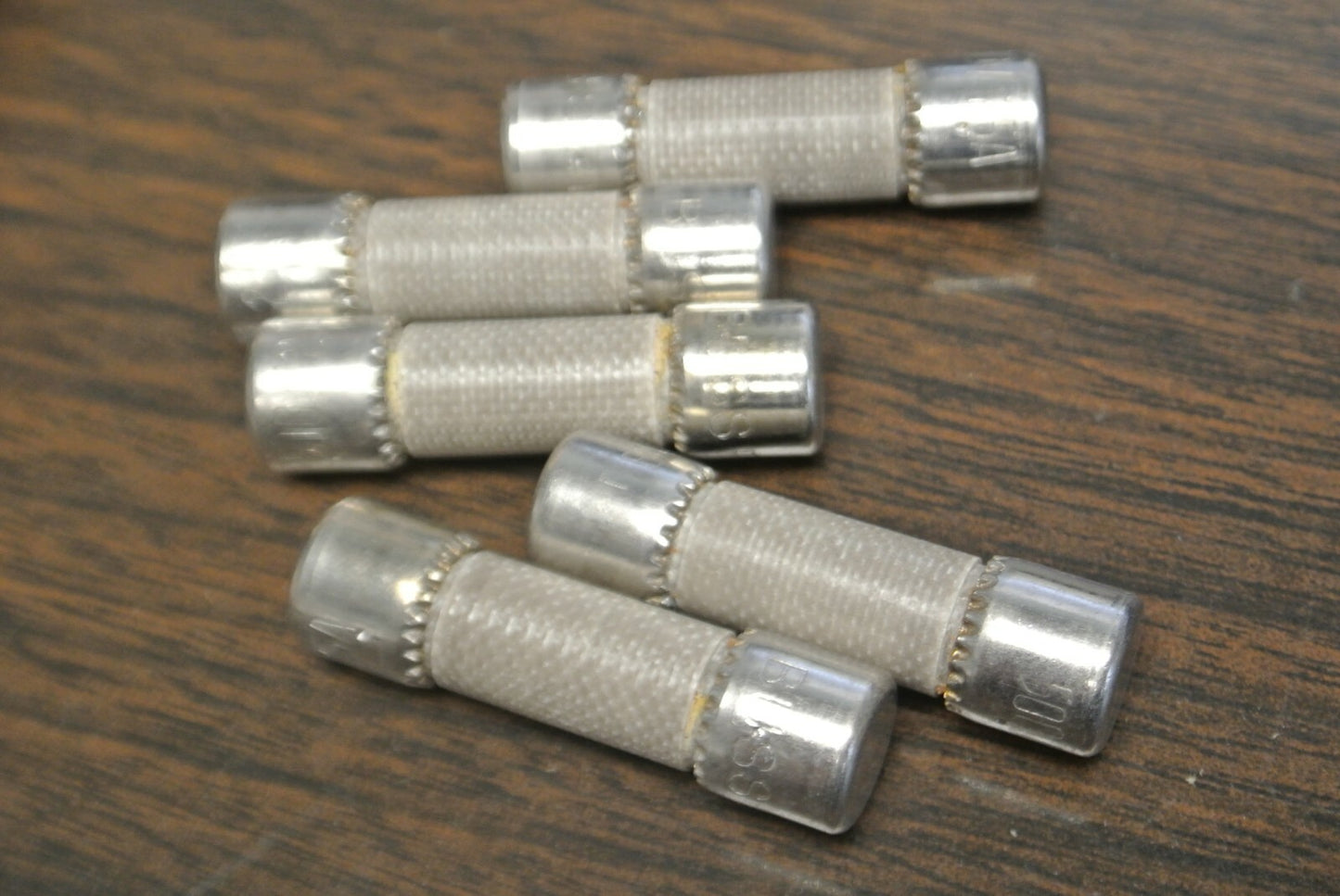 LOT of 5 / BUSS / BUSSMANN F60C500V25A FUSES / 25A / 500VAC