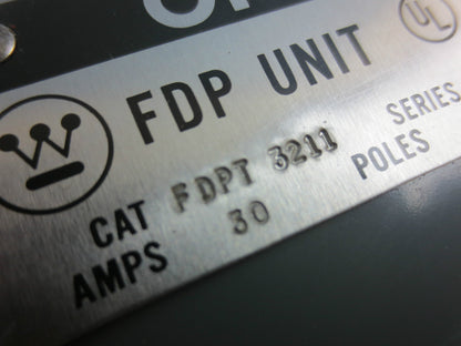 WESTINGHOUSE FDPT3211 FUSIBLE PANELBOARD SWITCH 240VAC 30A