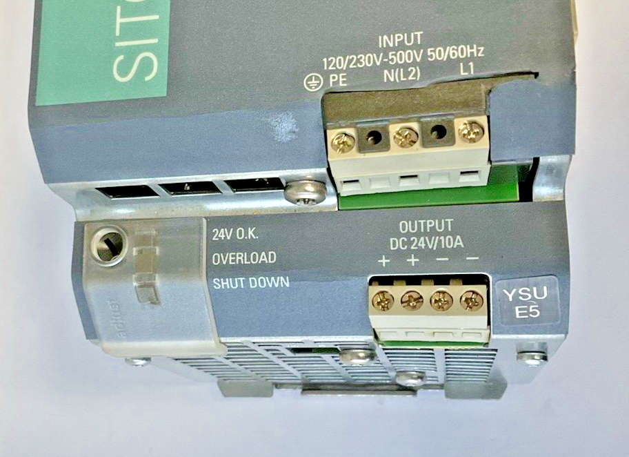 SIEMENS 6EP1334-3BA00 POWER SUPPLY 500V 50/60HZ