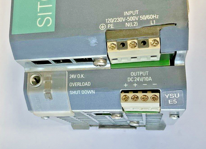 SIEMENS 6EP1334-3BA00 POWER SUPPLY 500V 50/60HZ