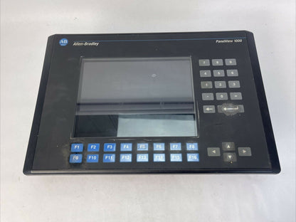 ALLEN BRADLEY 2711-K10G1 PANELVIEW 1000 SER E FRN 4.46 100-240VAC 0.4-0.25A 55VA