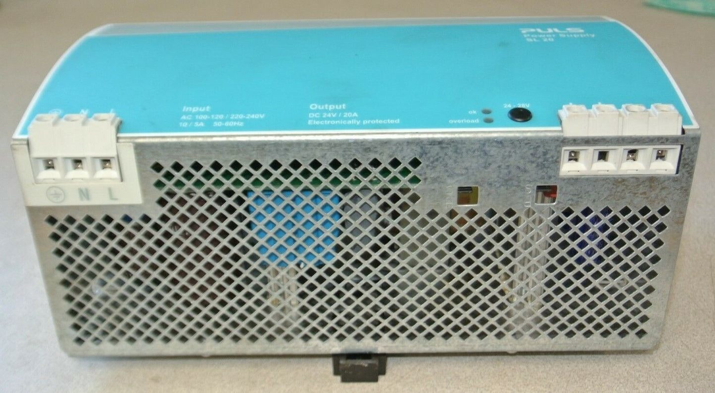 PULS SL20 110, Rev. C / POWER SUPPLY / OUTPUT = 24VDC, 20A