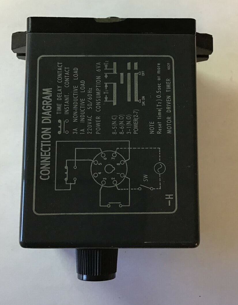 OMRON STPMNHAG SYNCHRONOUS MOTOR TIMER 120V 60HZ 0-30MIN