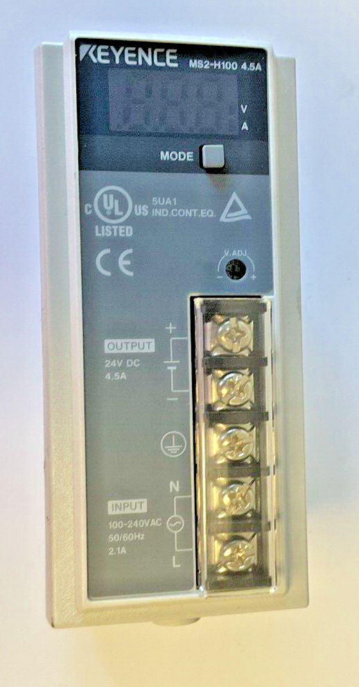 KEYENCE MS2-H100 POWER SUPPLY 4.5A 240VAC 2.1A 50/60HZ