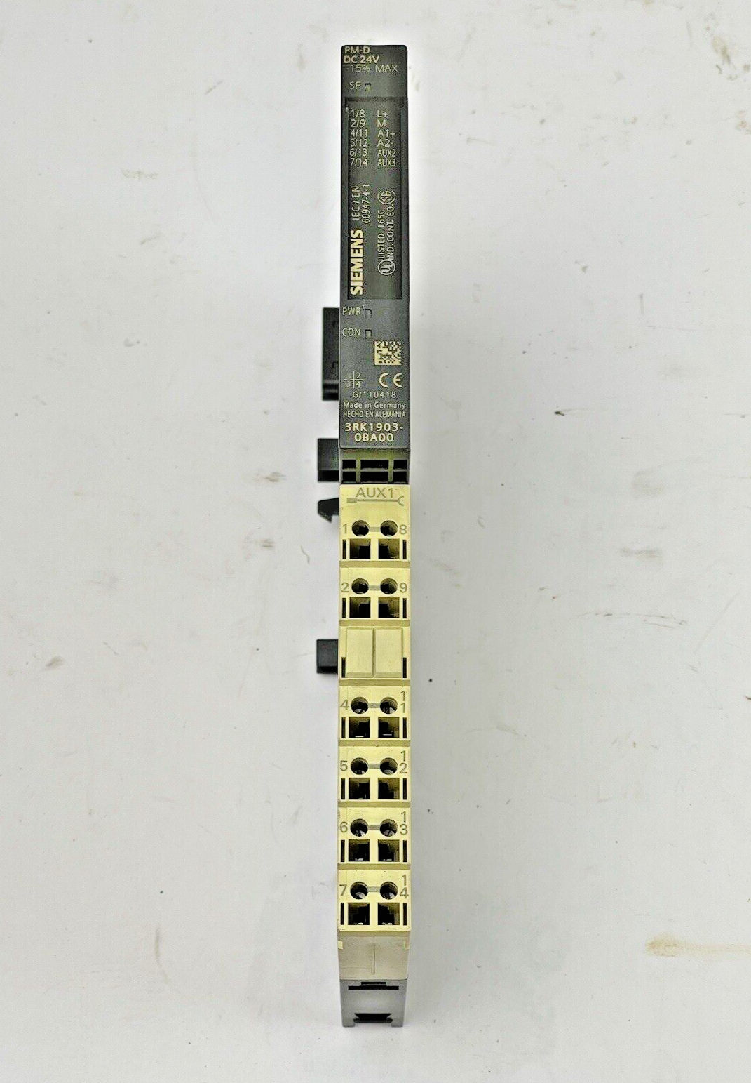 SIEMENS -3RK 1903-0AA00 -TERM MOD FOR PM-D & 3RK1903-0BA00 -POWER MODULE & AUX1