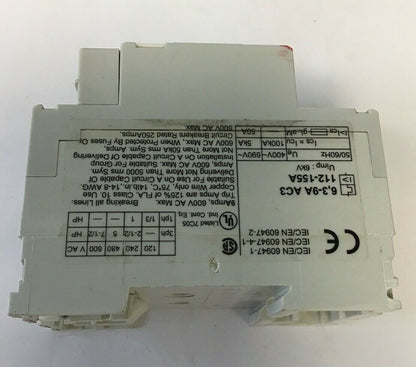 ABB MS 325 MANUAL MOTOR STARTED CIRCUIT PROTECTOR 9.0A