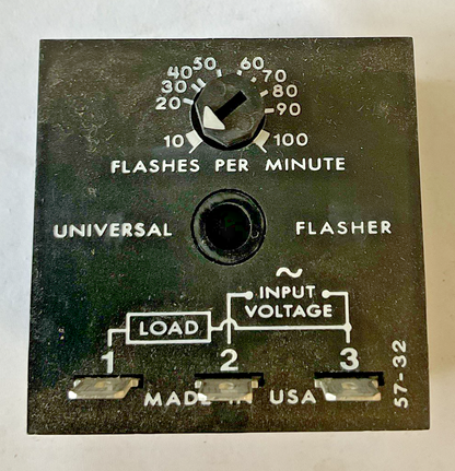 ABB 5JJ48 SOLID STATE FLASHER FSU1004 PC609 10-100FPM 240VAC 10A