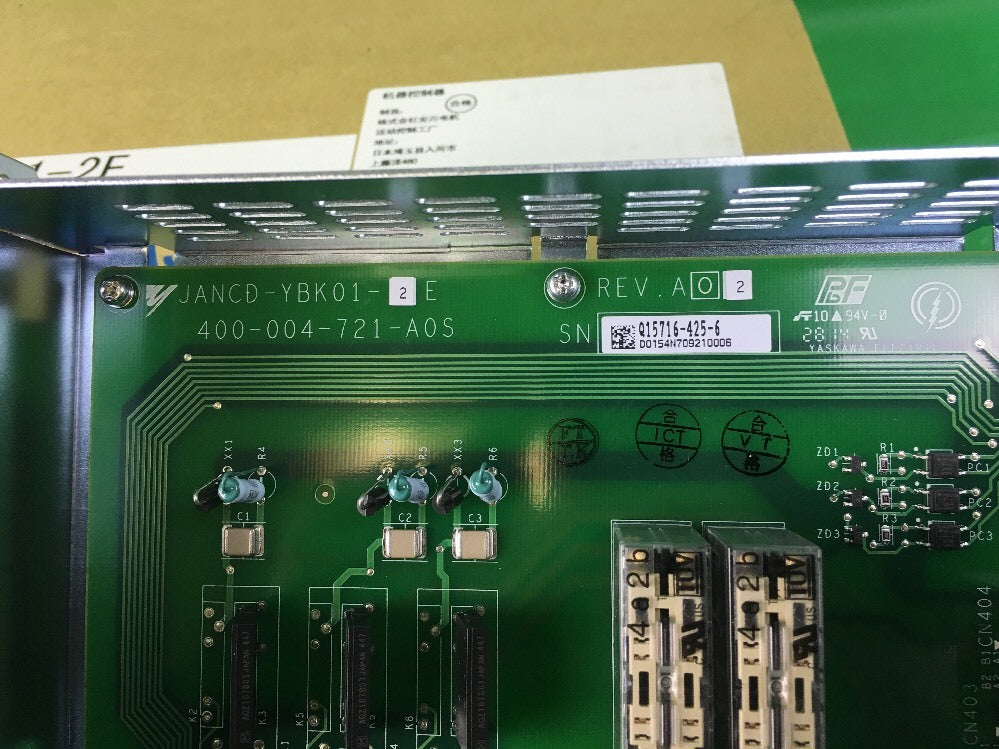 YASKAWA MOTOMAN JANCD-YBK01-2E BOARD