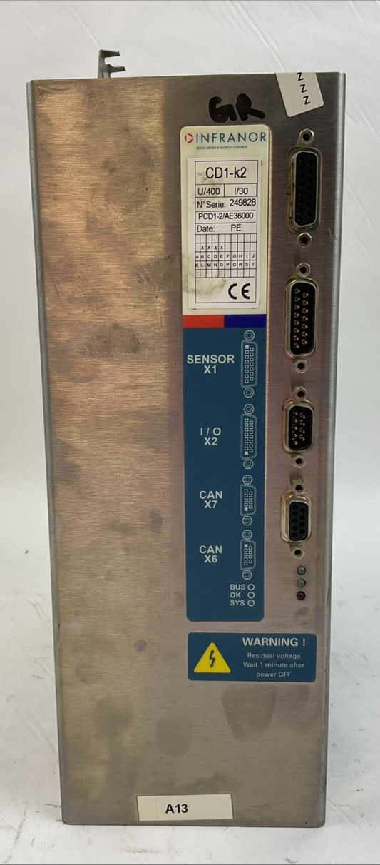 INFRANOR CD1-K2 PCD1-2/AE36000 SERVO DRIVE CD1-2K 400/30