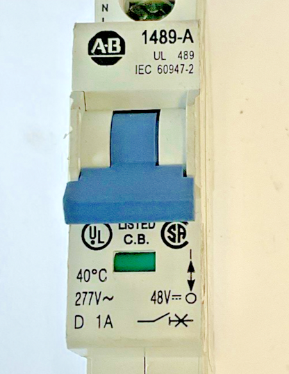 ALLEN BRADLEY 1489-A1D010 CIRCUIT BREAKER SER.A  ***LOTOF3***
