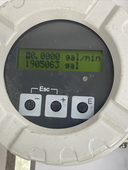 ENDRESS+HAUSER 10P1H-EL0A1RA0BAA ELECTROMAGNETIC FLOW METER 85-250VAC TYPE 4X