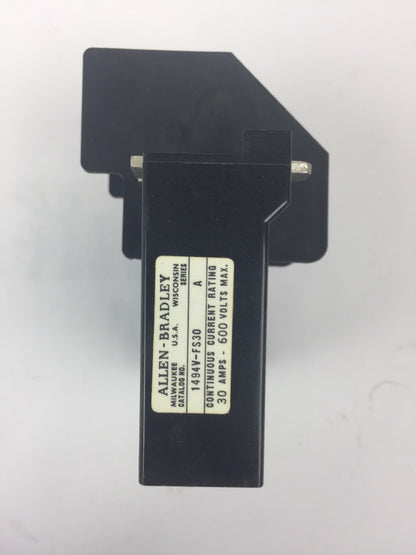 ALLEN BRADLEY 1494V-FS30 30 AMP TRAILER FUSE BLOCK 600V SERIES A