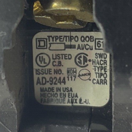 SQUARE D QOB120 CIRCUIT BREAKER 20A 10KA 120/240V ****LOTOF14*****