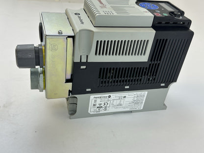 ALLEN-BRADLEY 25B-D010N104 AC DRIVE SER.A 528V FRN:5.001 4KW 5HP 3P W/25-JBAB