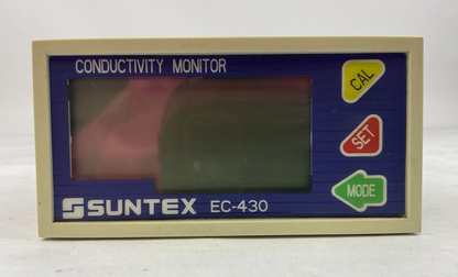 SUNTEX EC-430 CONDUCTIVITY MONITOR INPUT 100-240VAC 4.5W