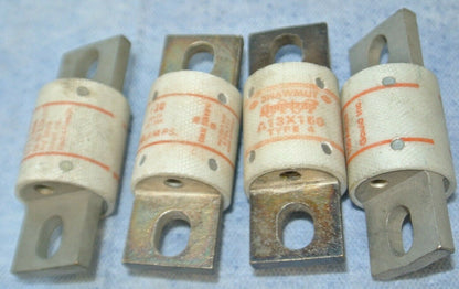 LOT of 4 / SHAWMUT A13X150 AMP-TRAP® BOLT-ON SEMICONDUCTOR FUSE / 150A / 130V