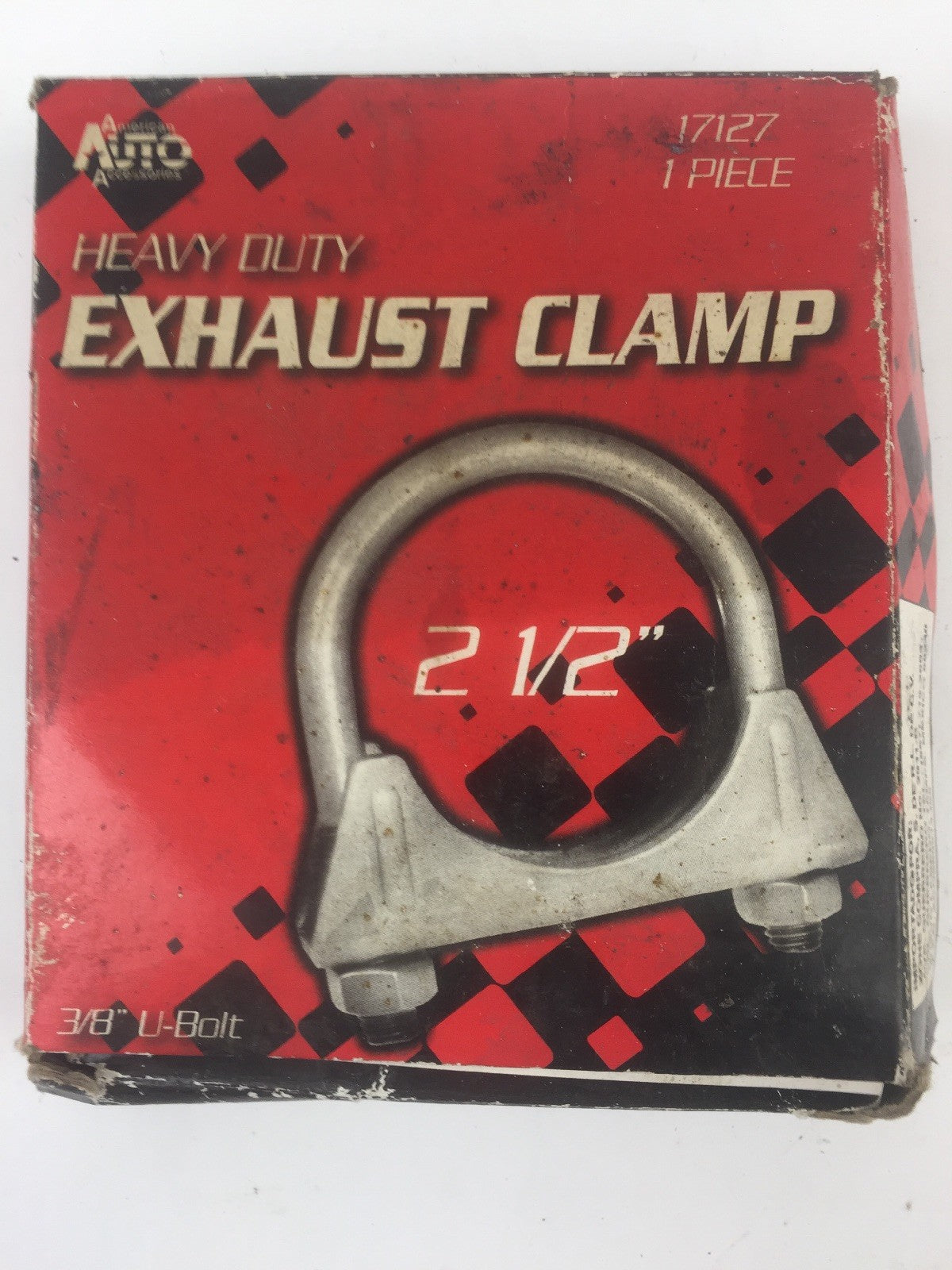 AMERICAN AUTO ACCESSORIES 17127 HEAVY DUTY EXHAUST CLAMP 2 1/2" 3/8" U-BOLT